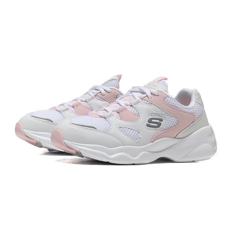 skechers斯凯奇女鞋熊猫鞋2019新款dlites系列低帮休闲运动鞋