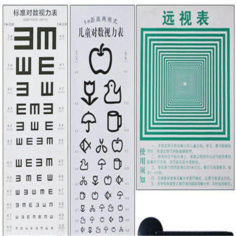 视力表挂图儿童家用墙贴视力测视表防撕眼