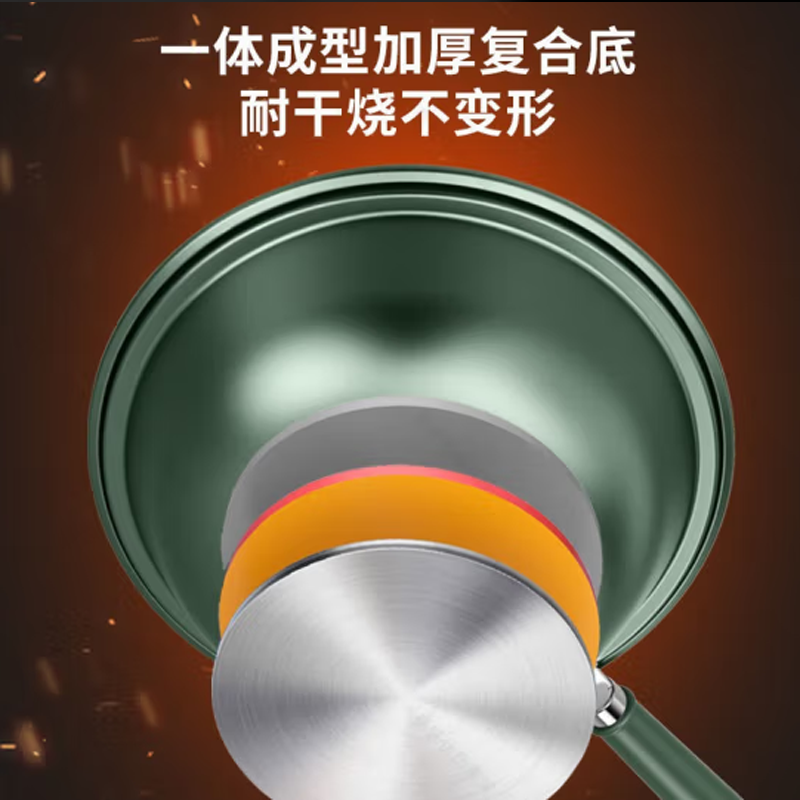 德博莱红点微压炒锅WYG-001 32cm高清大图