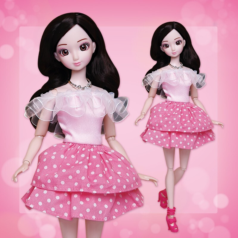 安丽莉娃娃玩具套装洋娃娃女孩儿童过家家玩具公主娃娃大礼盒换装衣服
