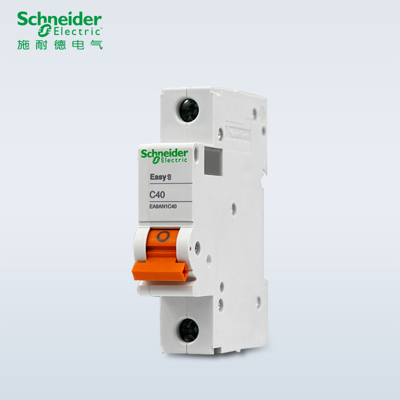 施耐德断电气(Schneider Electric)路器 家用空开E9系列 真空单极 1P40A 空气开关