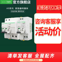 施耐德电气(Schneider Electric) 空气开关带漏保 IC65N A9系列空开 总闸开关 2P带漏电保护 1P+N带漏保16A（占2位） A9系列