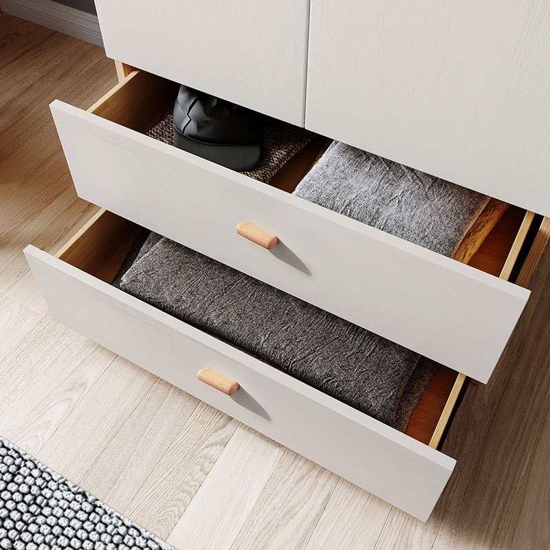 林氏家居家用卧室主卧双开门衣柜现代简约开门储物柜子北欧家具jc24d