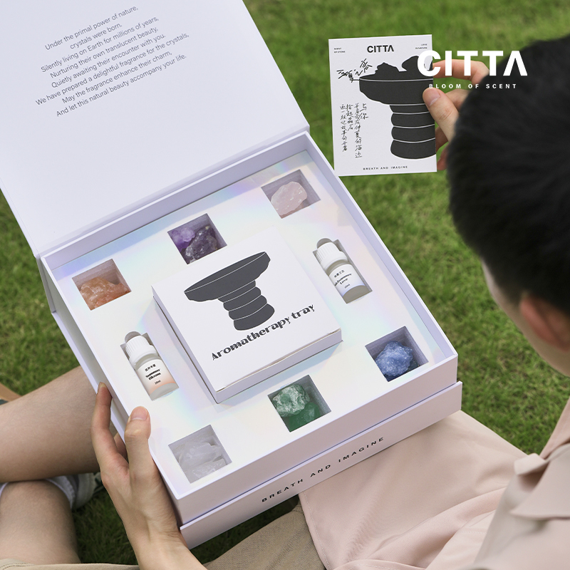 CITTA/西苔 仲夏之恋香薰礼盒扩香石香氛摆件仲夏之恋+网兜手提袋