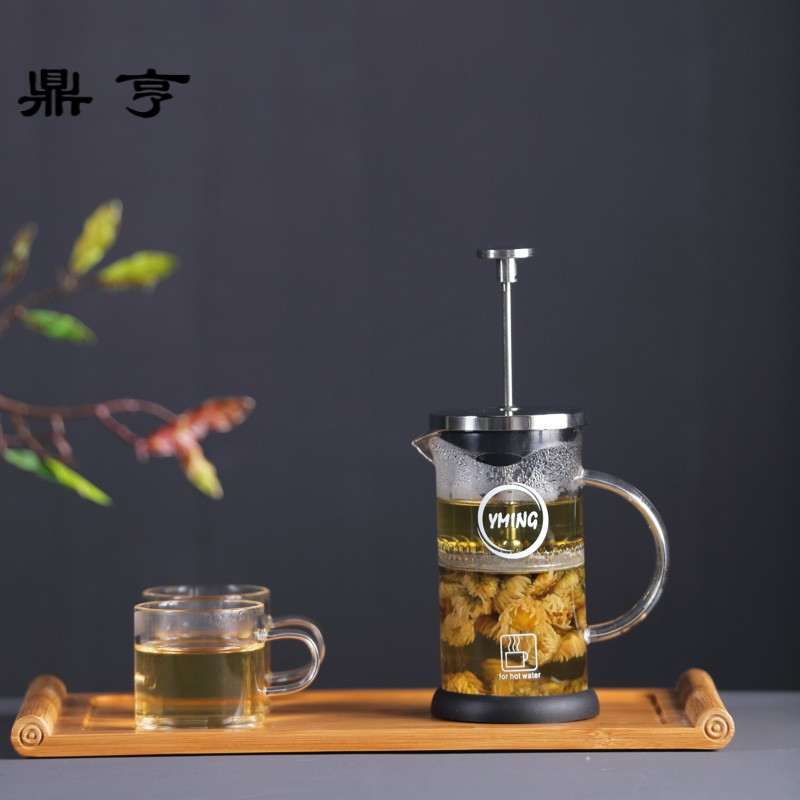 鼎亨玻璃茶壶耐高温功夫茶具套装配件耐热防爆家用简约过滤泡茶冲