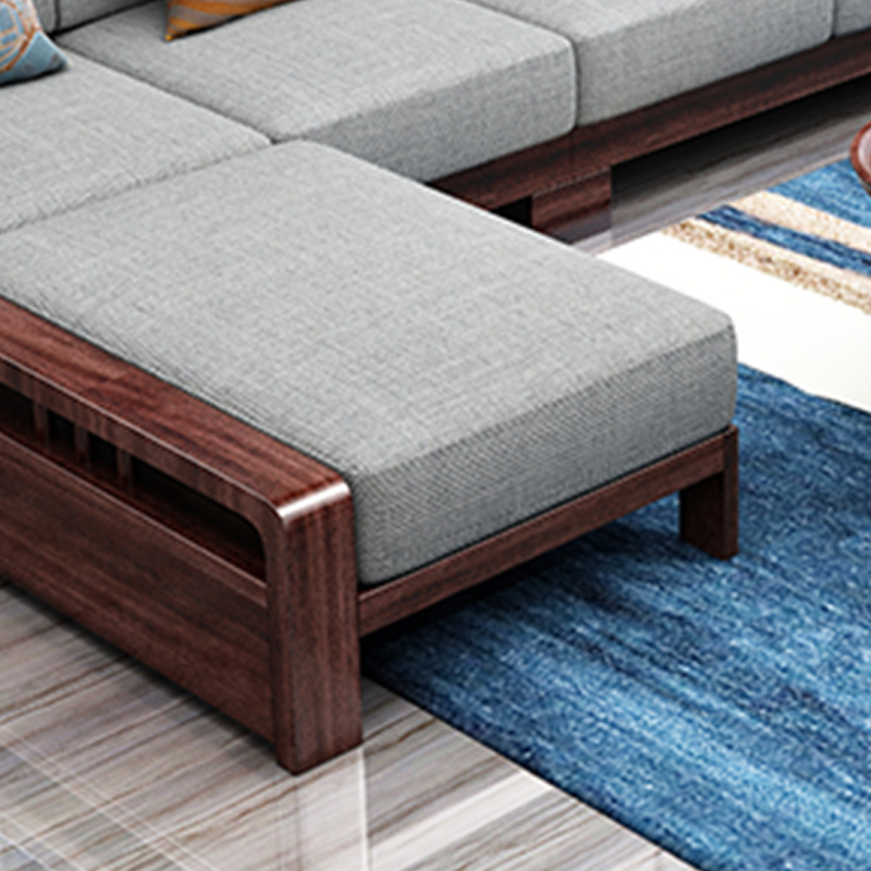 采百木caibaimu新中式沙发全实木橡木沙发现代简约客厅小户型新中式