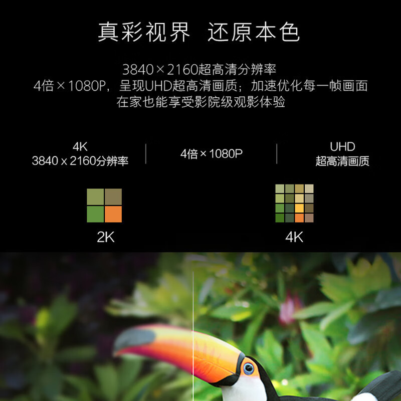 飞利浦(PHILIPS)65英寸 4K超高清智慧全面屏 金属机身 客厅影音远场AI语音智能液晶65PUF7168/T3
