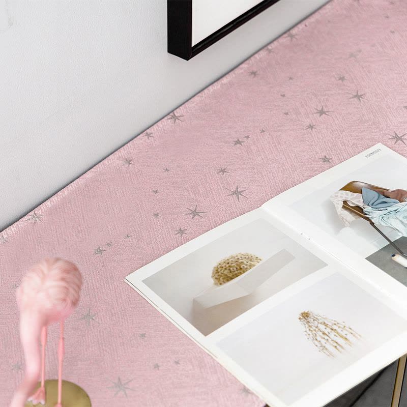 北欧电视柜盖布长方形粉色少女心桌布布艺茶几防尘罩盖巾梳妆台布图片