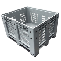 SHIPU 网格塑料卡板箱大号食品业塑料托盘式周转框 （LX）