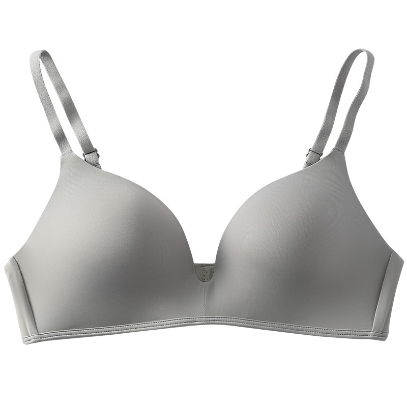 suntek光面内衣女薄款无钢圈文胸性感上托小胸聚拢胸罩舒适少女文胸