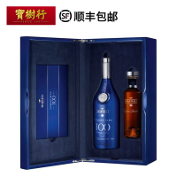 宝树行 马爹利蓝带盛颂100年限量版700ml+200ml酒版 干邑白兰地进口洋酒