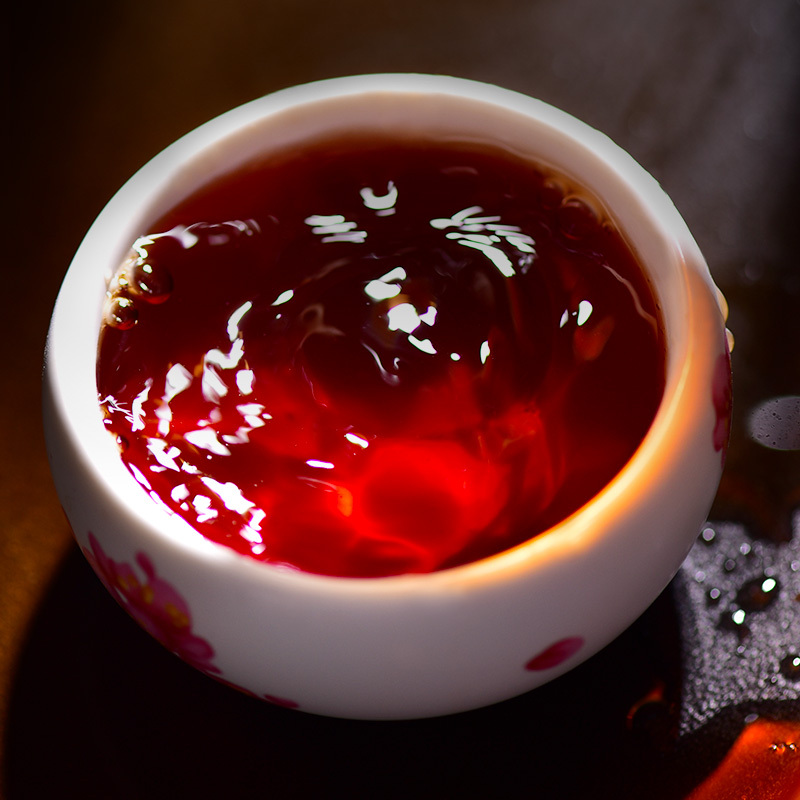 天福茗茶 普洱茶 茶砖 棋盘式 云南特产普洱茶 茶叶礼盒486G