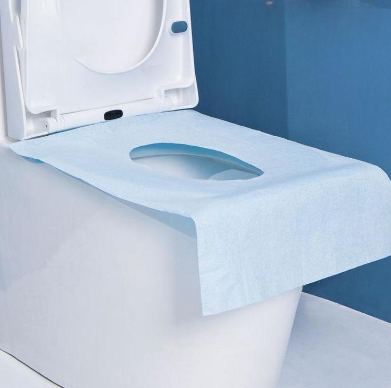 一次性马桶垫通用型孕产妇隔菌家用旅游粘贴坐便套防水旅行免揭胶-【粉色加长款;10片