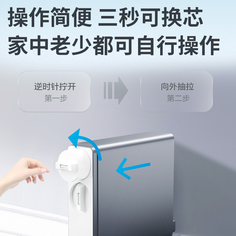 法迪欧(Fardior)净水器R75FJ01净水机 三个月组合装 复合滤芯CB*1+R75FJ01滤芯GAC*1