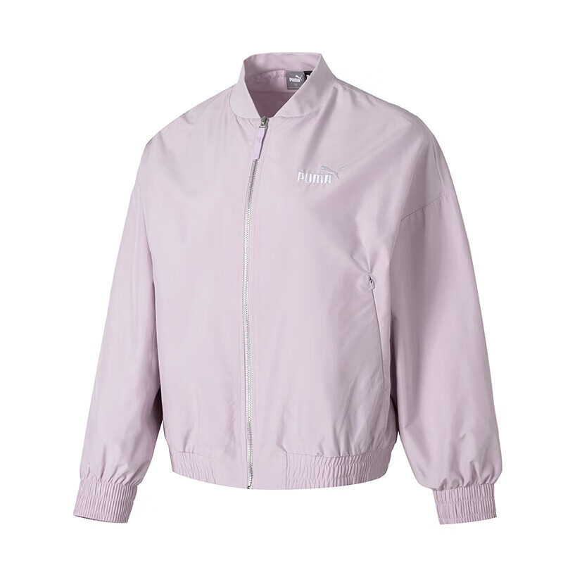 彪马(PUMA)女装新款夹克跑步训练上衣户外运动服休闲立领外套626021-60 ZP