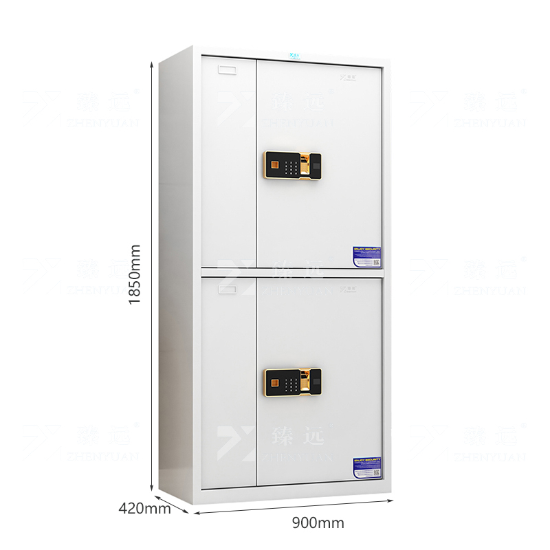 臻远 ZY-X416 保密柜密码文件柜保密档案资料柜 常规通双节指纹锁高清大图