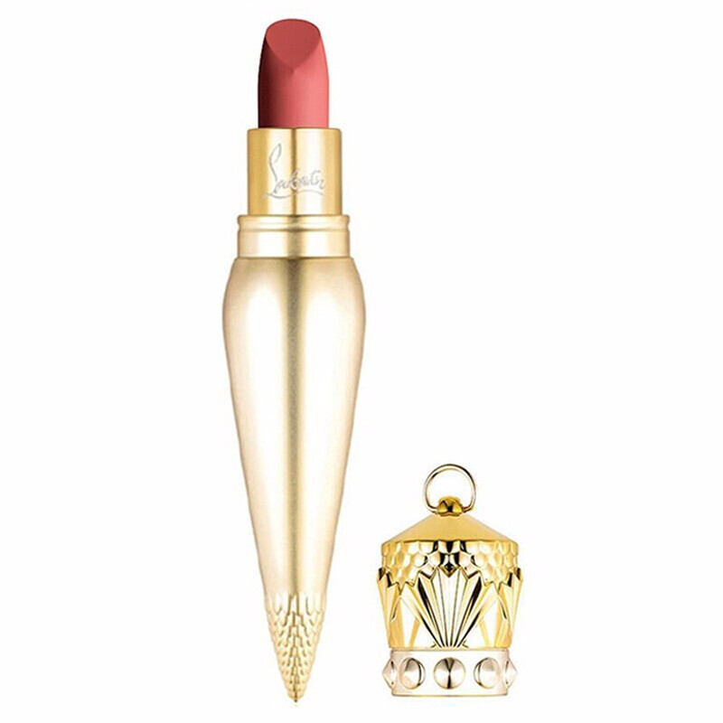 Christian Louboutin克里斯提CL萝卜丁丝滑口红显色唇膏3.5g女王权杖口红 215M 金管豆沙红