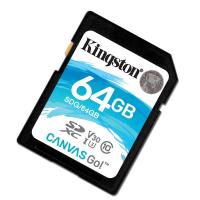 金士顿(Kingston)64GB SD卡 读90MB/s写45MB/s V30 U3 CLASS 10高速相机存储卡