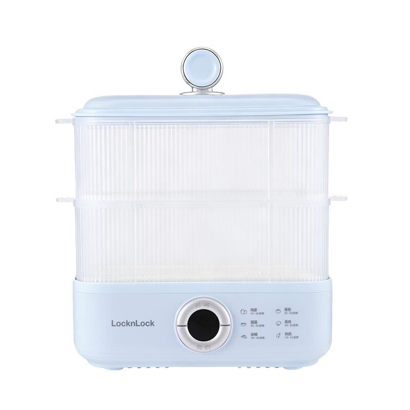 乐扣乐扣LOCK&LOCK小家电双层煮蛋器EJP1677BLU霁蓝3L高清大图