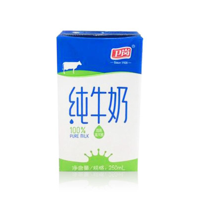 卫岗利乐砖纯牛奶250g