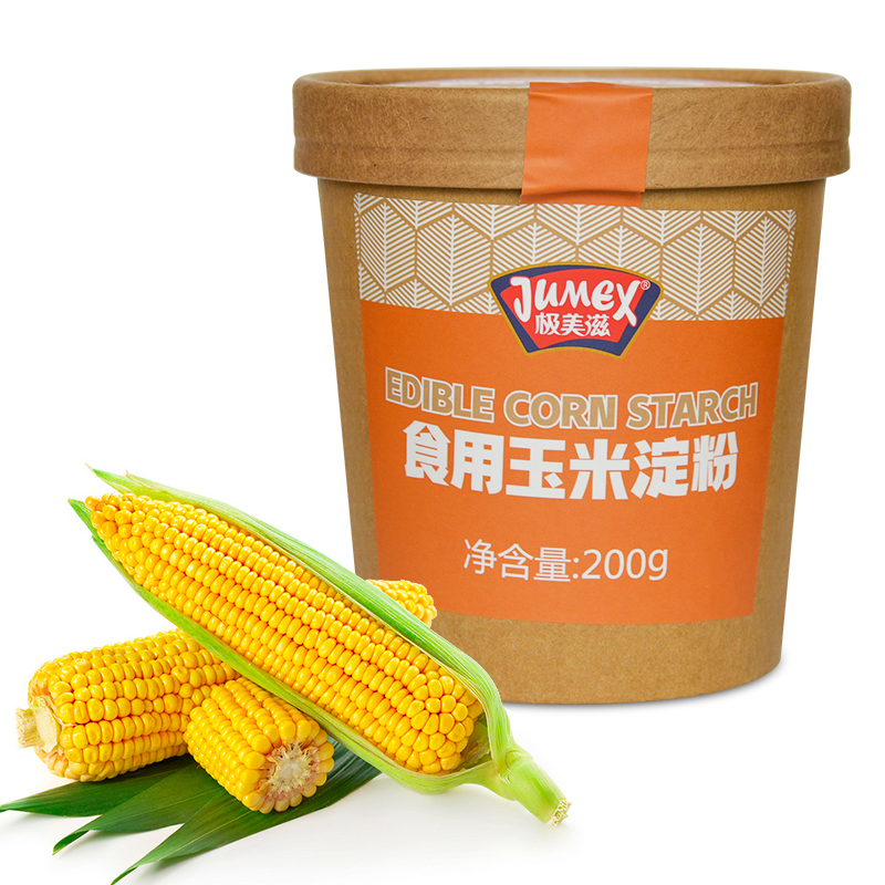 极美滋玉米淀粉200g家用勾芡生粉鹰粟粉蛋糕烘焙玉米粉