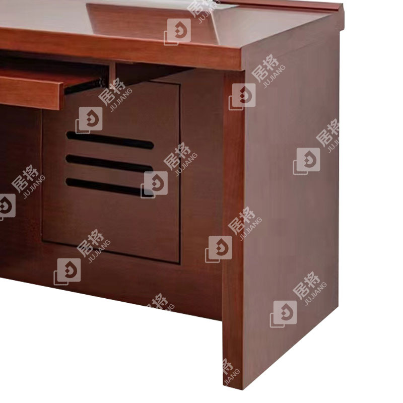 居将 JJ4022306 升降电脑桌多媒体办公桌会议培训桌 2米双人位高清大图