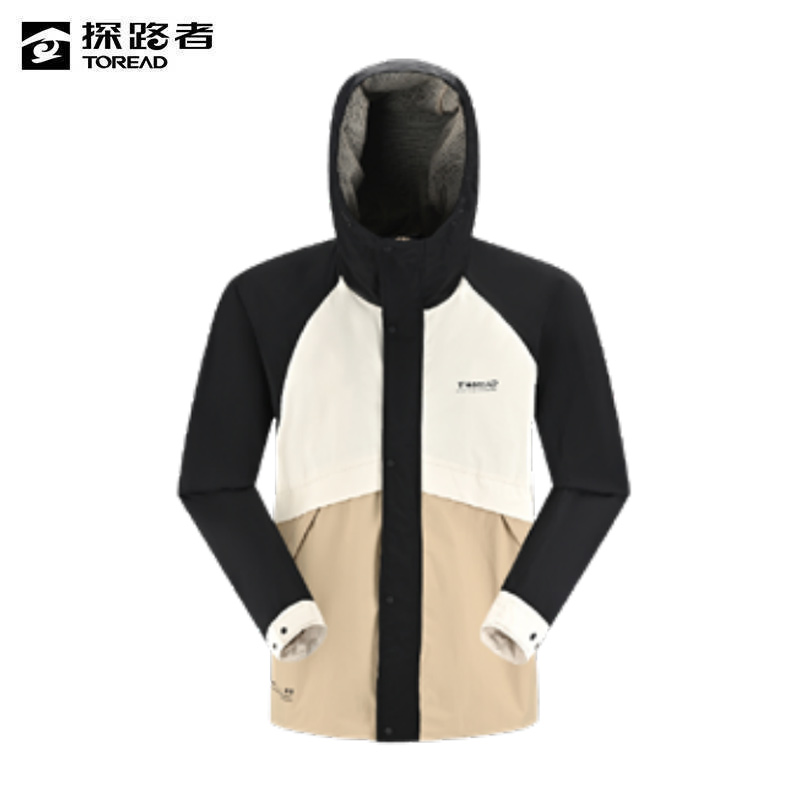 探路者 男式连帽旅行外套 TAEEAM81503-G28G/件高清大图