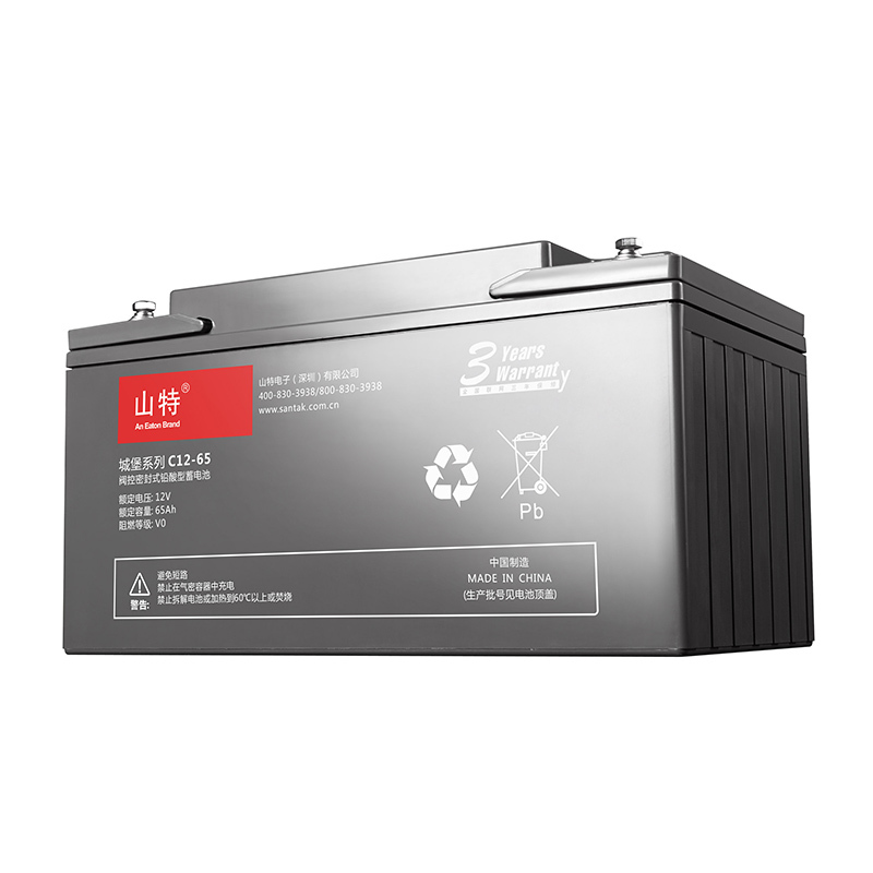 山特蓄电池(SANTAK)C12-65 山特UPS不间断电源12V65AH铅酸蓄电池