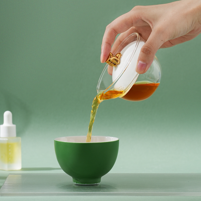 岚屿手工瓷花 x 茶具 x 香薰精油组合高清大图