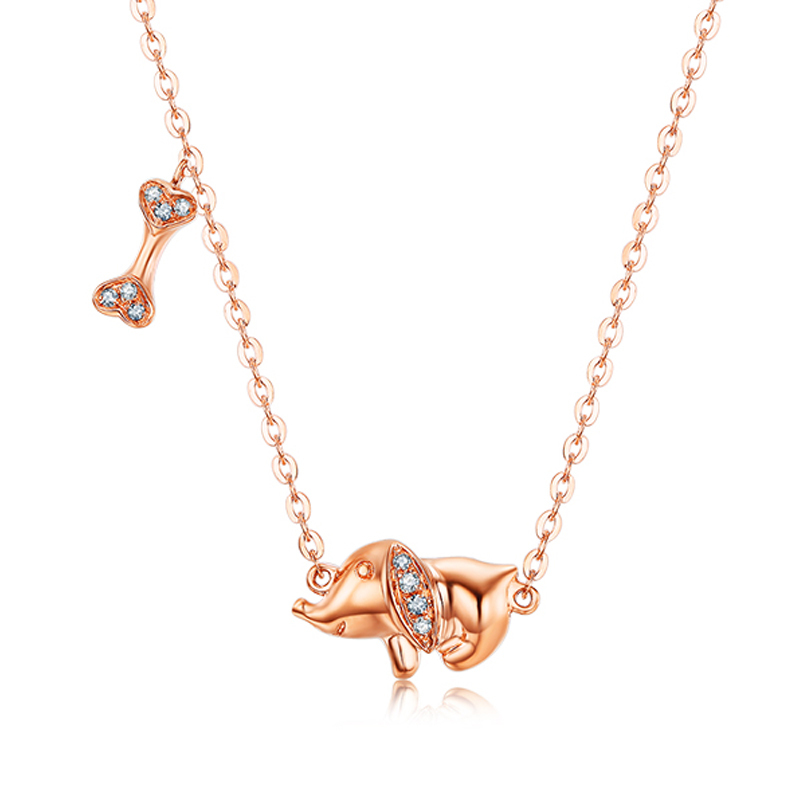 水贝珠宝(SHUIBEI JEWELRY)18K金钻石链牌