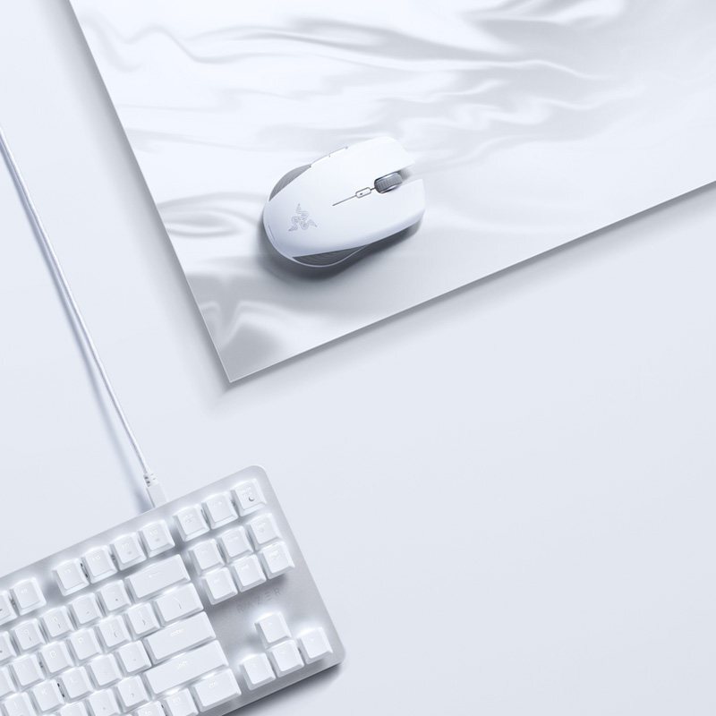 雷蛇(Razer）刺鳞树蝰水银版 蓝牙无线鼠标 2.4G 7200 DPI 光学传感器 游戏级精准度 5键编程