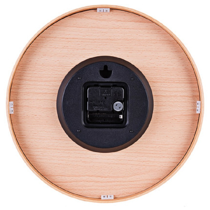 得力8819挂钟14寸钟表客厅挂钟艺术时尚创意静音时钟