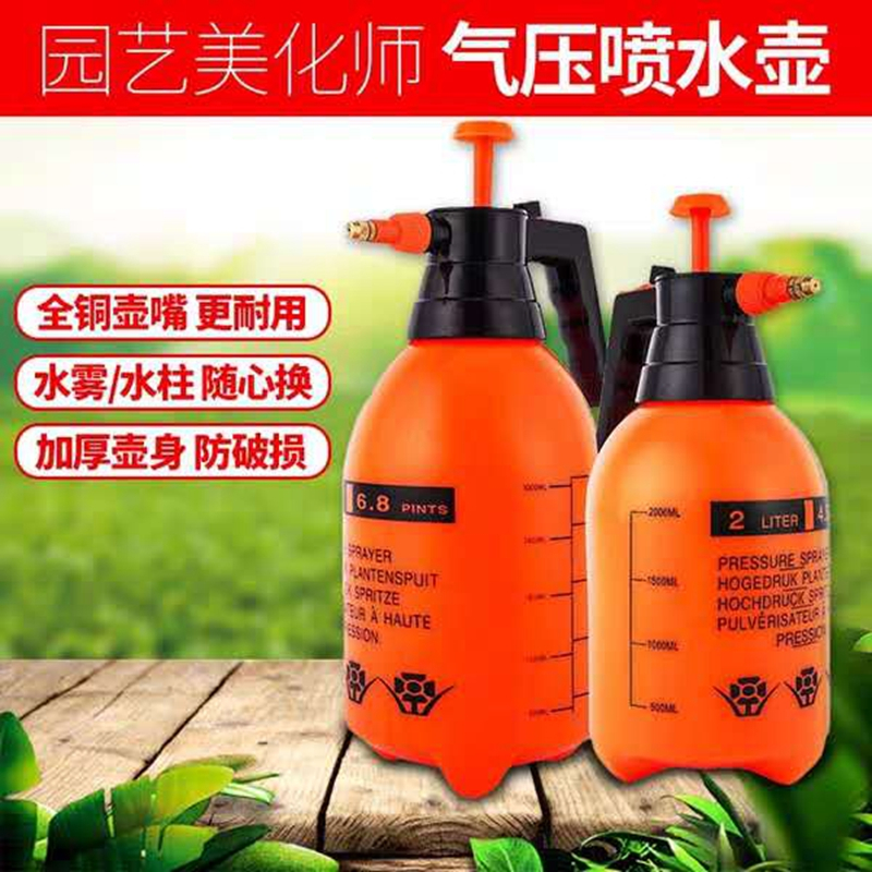 小型喷雾器喷壶浇水浇花壶家用洒水壶园艺工具手动气 压式