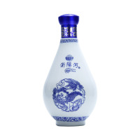 醉仙网 浏阳河52度青花瓷十里醇香475ml单瓶 礼盒装浓香型国产白酒