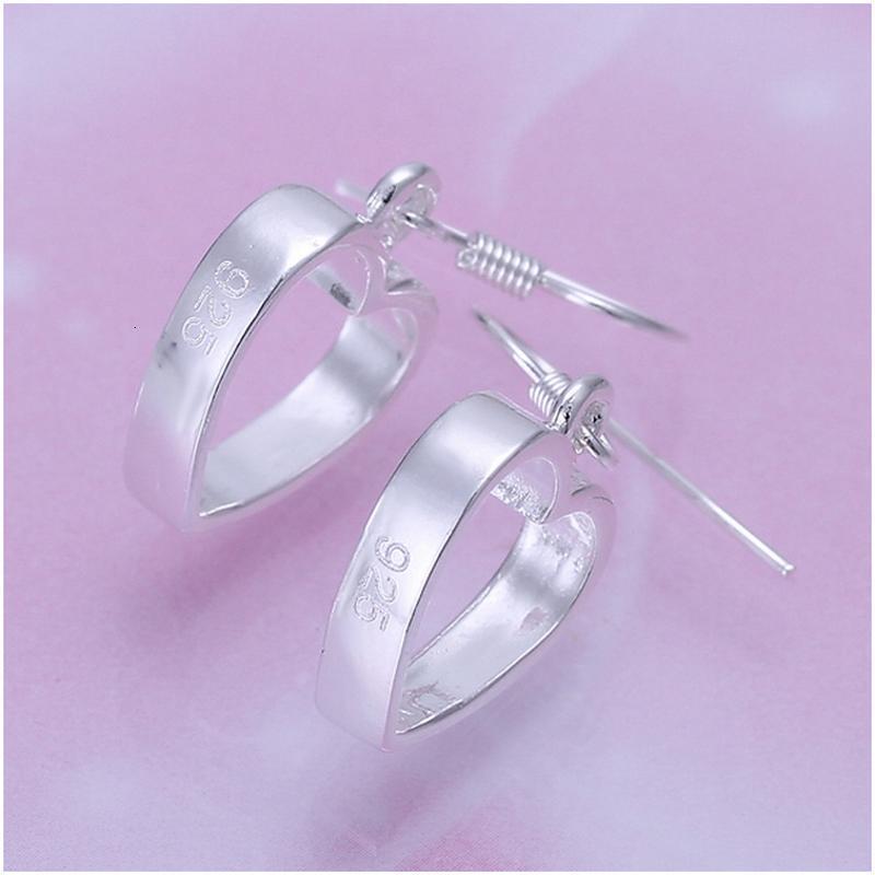 E047Women silver plated earring镀925纯银日韩简约时尚耳环耳饰