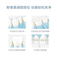 松下(Panasonic) 冲牙器家用充电式便携式洗牙器新品水牙线洁牙器便携式洗牙机电动清洁口腔水牙线EW-ADJ4