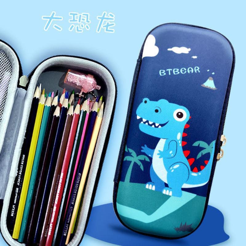 3d笔袋铅笔盒文具盒小学生笔盒男孩女一年级笔袋大容量文具铅笔袋 布