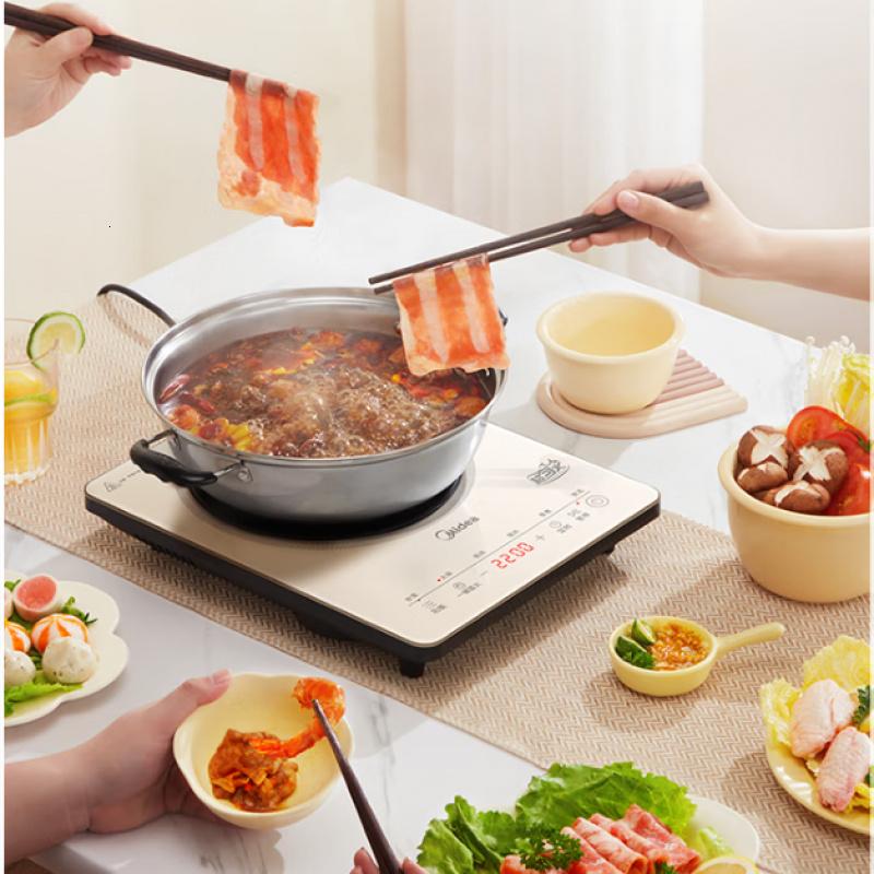 美的(Midea)电磁炉火锅炉2200W大功率微晶面板匀火加热 智能定时线下同款 MC-22TA01(单机)高清大图