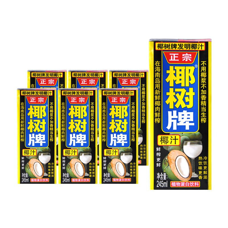 椰树 椰汁正宗椰树牌椰子汁饮料 植物蛋白饮料海南特产