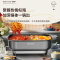 奥克斯(AUX)火锅鸳锅鸯取暖家用一体锅多功能料理配件锅电热锅电锅煮大容量涮锅_火锅米灰8.5L2200W不粘_单锅