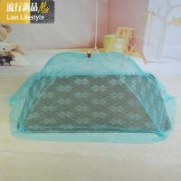 婴儿纹帐宝宝防蚊罩魔术无底免安装可折叠伞罩式儿童bb小孩蚊帐罩三维工匠_945 默认尺寸 浅绿色（长120宽65）