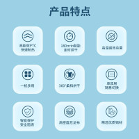 艾美特(Airmate)干衣机家用杀菌可折叠不锈钢承重10KG以上 轻音衣服烘干机自动断电衣柜式双层取暖烘衣机
