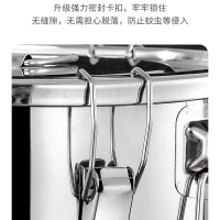 [补贴10%]304加厚密封桶家用不锈钢米桶50斤面粉桶防潮防虫储粮油桶储米桶