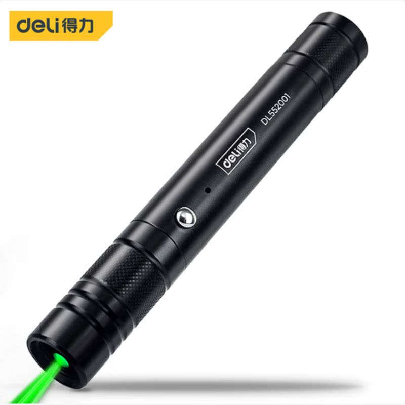 得力(deli)激光笔绿光镭射激光灯强光 工地激光手电导游 DL552001图片