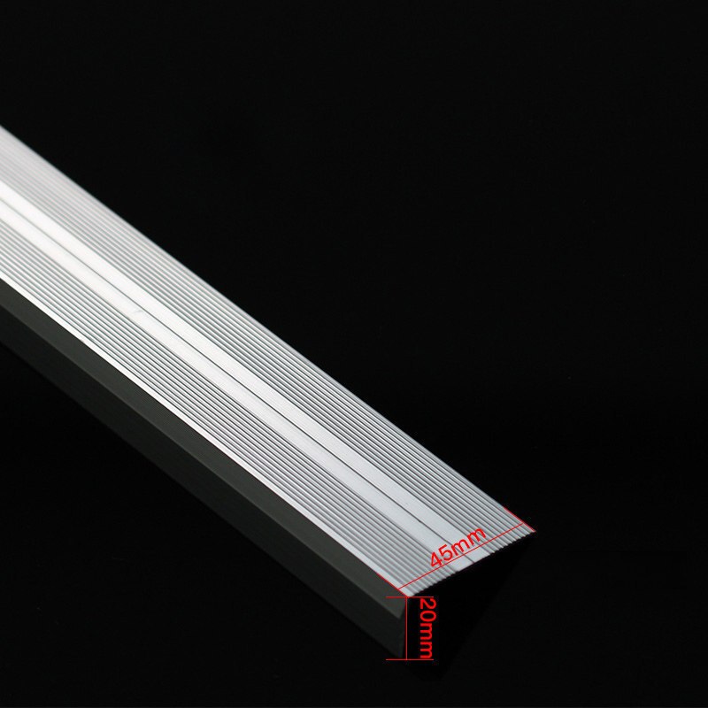 孚洋地毯地垫 铝合金楼梯防滑条幼儿园台阶踏步防滑垫橡胶护角压条