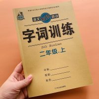 2本小学生2年级上册部编人教版同步句子训练+字词训练加标点照样子写句子补充完整二年级语文统编教材组词选词填空多音字默