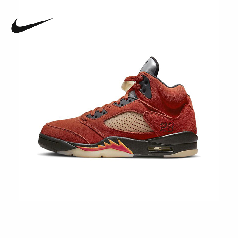 nike耐克 air jordan 5 aj5复刻 火星复古高帮篮球鞋dd9336-800