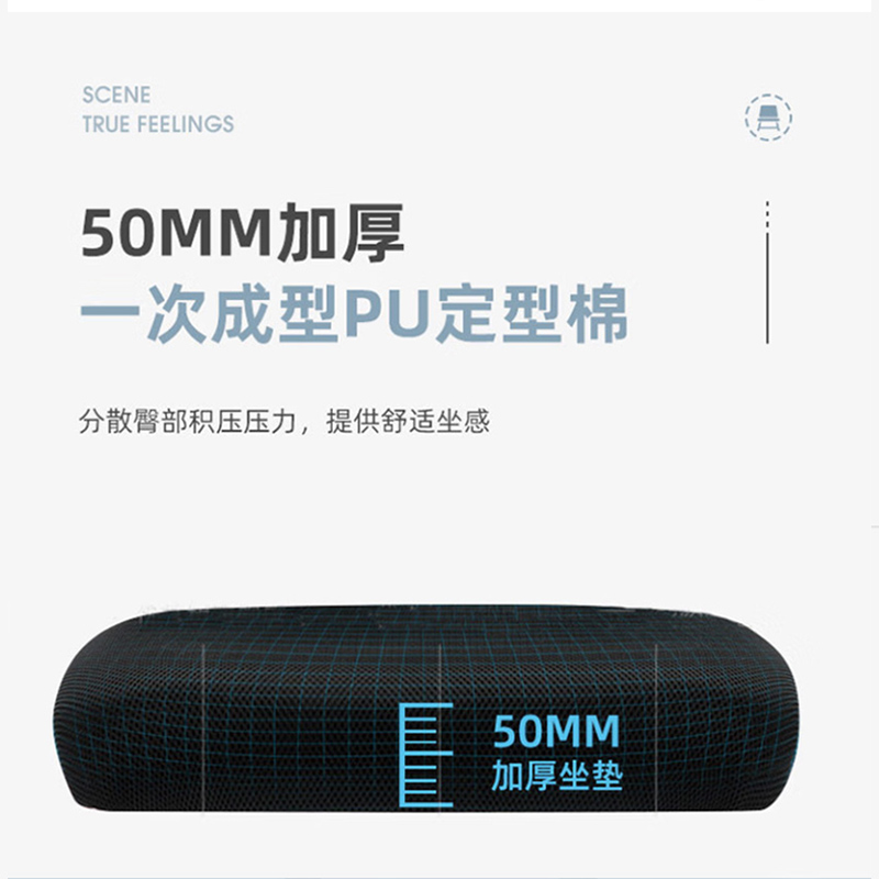 质凡 折叠培训椅带写字板带轮会议培训椅高清大图