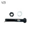 vzi 带孔螺栓 4.8级 M24*150mm*φ5mm 套
