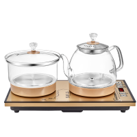 金杞（JINQI）全自动底部上水电热水壶整套茶具涌泉式台嵌两用电茶炉